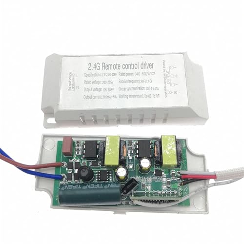 Driver LED 210mA regulable y transformador para lámpara techo A-40-60x2W 5