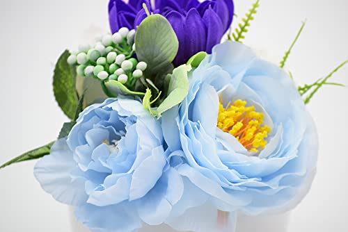 【松野工業】シャボンフラワー仏花 ソープフラワーアレンジメント 枯れないお花 バラ 菊 お盆 お彼岸 お悔やみ お供え GM-4848 (ゆき) [3]