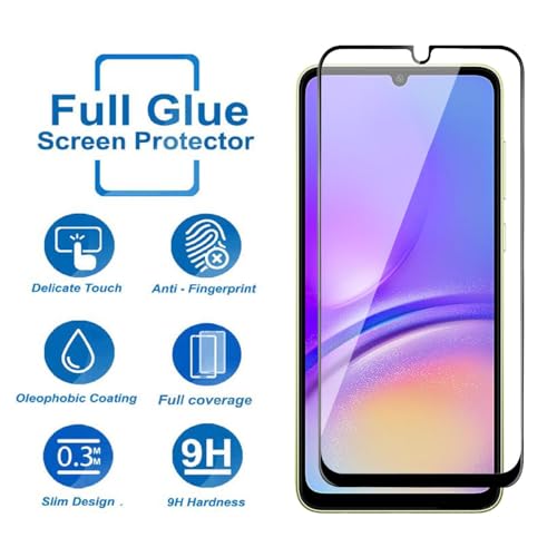 Image of POPIO Military-Grade Gorilla Tempered Glass for Samsung Galaxy A06 / F06 / M06 / A07 / F07 / M07 | Pack of 1 | 9H Hardness, Edge-to-Edge, Bubble-Free