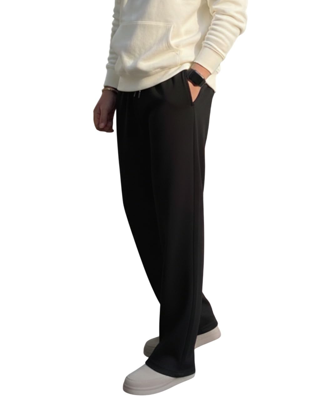 dockstreet Track Pant for Men || Baggy Fit || Track Pants || Full Elastic Jogger Track Pant || 100% Cotton-picture-36