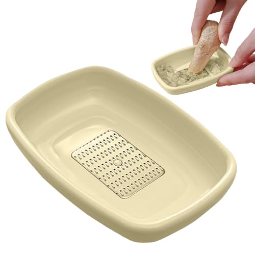 Outil De Broyage D'ail - De Râpe Avec Grattoir | Râpe À Gingembre, De Zesteur Portable Pour Wasabi Et Ail, Râpe Pour Légumes Et Épices, Râpe De Cuisine Pour Hacher Finement