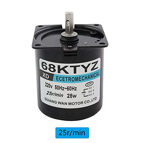 Davitu AC Motor - 68KTYZ Low Speed Synchronous Motor AC 220V 2.5-110r/min Permanent Magnet Motor - (Speed: 40rpm)