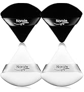 Triangle Powder Puff, Makeup Puff Velour Powder Puff, 4 Pcs Soft Powder Puffs for Face and Body P...