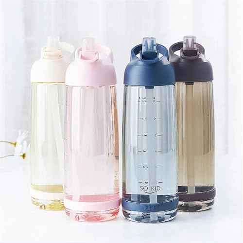 Récipient portable 850ml bouteille paille pour sport extérieur - 3