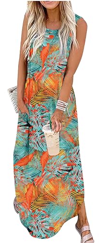 Image of CHUNTIANRAN Maxi Dresses for Women Summer Outfits Boho Beach Long Dresses Casual Sundresses Resort Wear for Women 2026