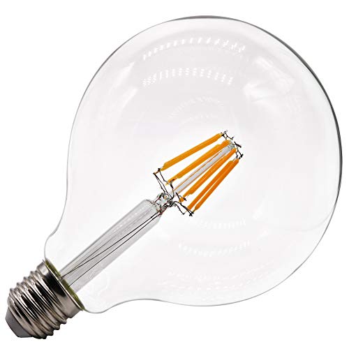 20-delige E27-Edison-gloeilamp, E27-fitting, geschikt voor montage op E27-gloeilampen. (G125, 8 W, 220 V) warmwit (2200… - Afbeelding 3