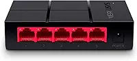 MERCUSYS MS105G - Switch Gigabit RJ45 de 5 portas, Ethernet LAN 10/100/1000 Mbps, Plug and Play, Switch de mesa, casa e escritório, pequeno, caixa de plástico