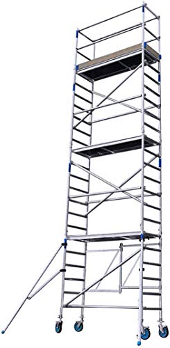 Preisvergleich Produktbild Alumexx Klappgerüst ALX FS 75 - Alugerüst - Rollgerüst - Gerüst - Baugerüst - Fahrgerüst - Malergerüst Hohe Qualität: N-EN 1004 TÜV-Zertifikat (TYPE E Meter Arbeitshöhe)