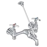 830AA Service Sink Faucet Commercial Garage with Vacuum Breaker, Pail Hook and Hose Thread