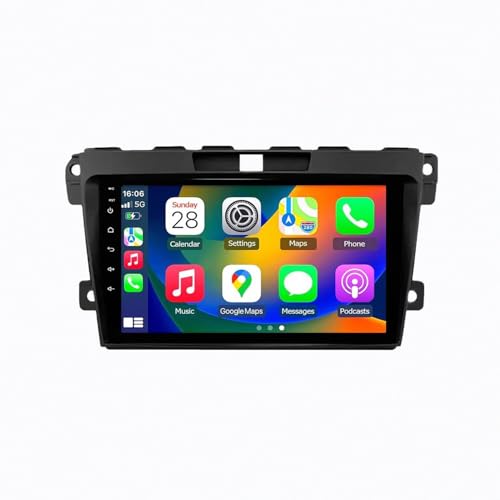 Autoradio Bluetooth Mazda CX-7 2008-2015 con reproductor multimedia 2G+32G de 4 núcleos
