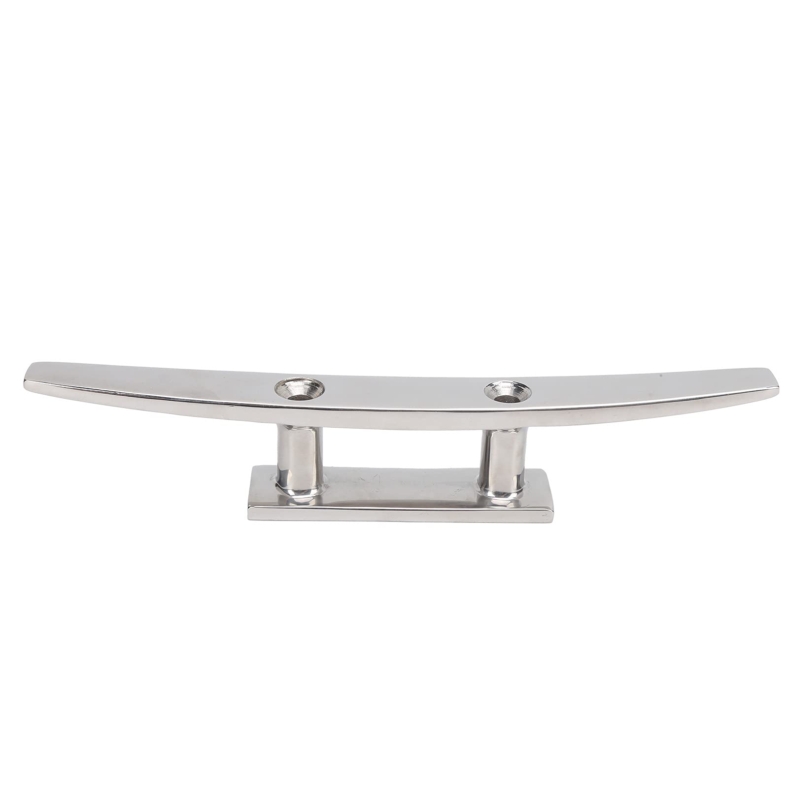 Ausla Cornamusa Plana de Acero Inoxidable, Cornamusa Marina de 250 Mm para Muelle de Yates, Barcos, Cornamusas de Amarre, Kayak, Cornamusa de Amarre