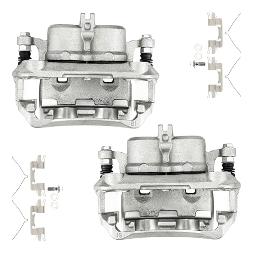 Image of PHILTOP Front Brake Caliper 19-B3122A, 19-B3123A Compatible with 2005-2023 Nissan Frontier, 2005-2015 Nissan Xterra, 2005-2012 Nissan Pathfinder, 2009-2012 Suzuki Equator