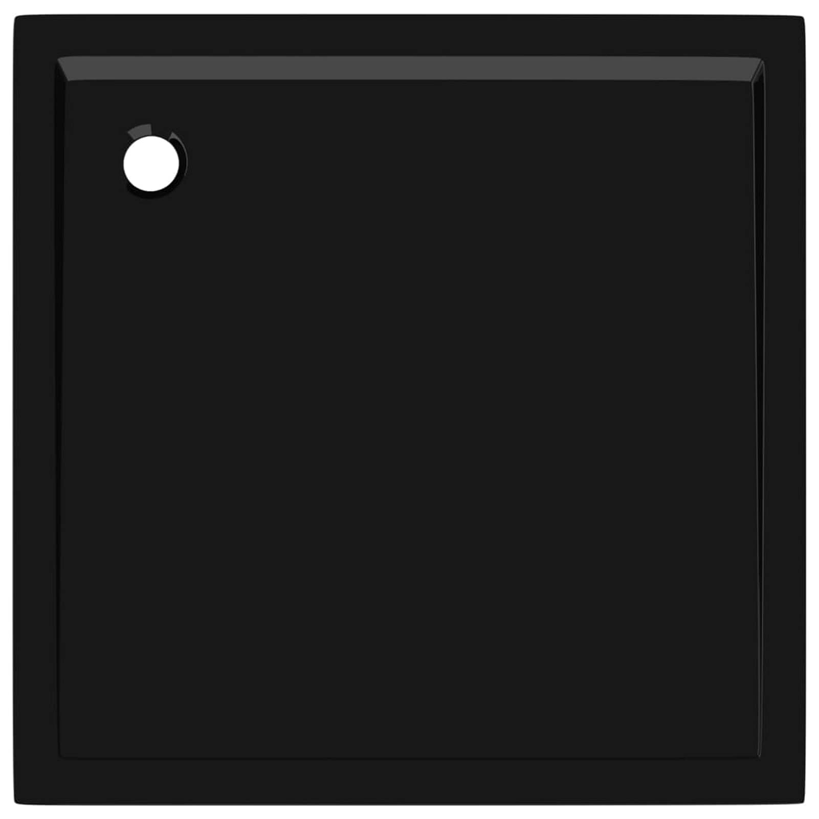 Plato de Ducha Cuadrado de ABS Negro 90x90 cm Platos De Ducha Y Mamparas Plato Duchas