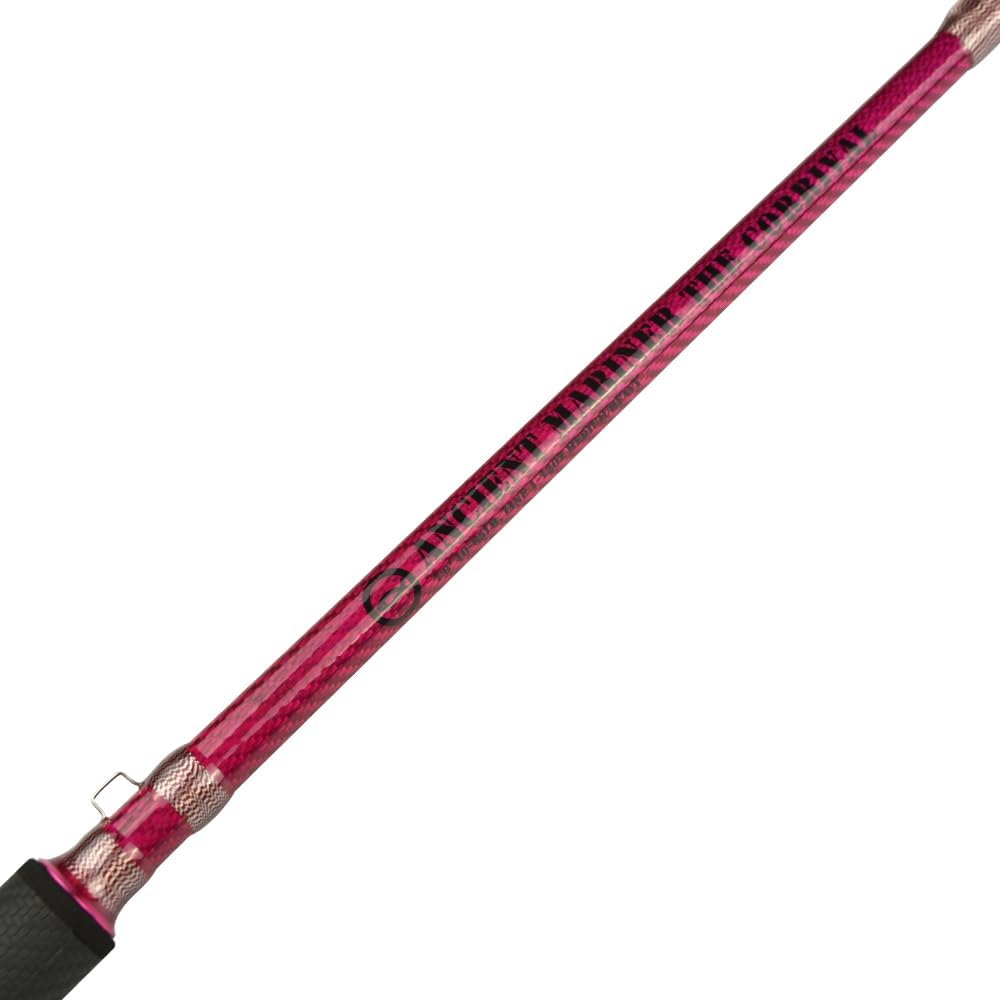 ANCIENT MARINER 7'6" Catfish Rod, Medium Heavy 1-Piece, Corrival Casting Rod, Graphite Fishing Pole for Bass/Catfish