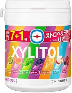 ロッテ キシリトールガム 7種アソートボトル 133g