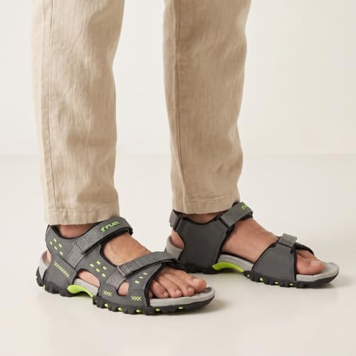Image of FUEL Sandals & Floaters for Mens & Boys Comfortable & Lightweight Dailywear, Anti-Skid Flexible & Breathable for Running, Walking Stylish Casual Sandal for Outdoor Footwear For Gents (Timberland)