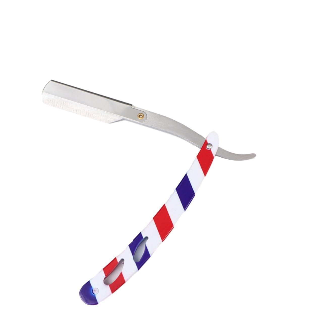 Mikinona Eyebrow Razor Holder Barber Shaver Beard Trimmer Vintage Razor Men's Grooming Tool