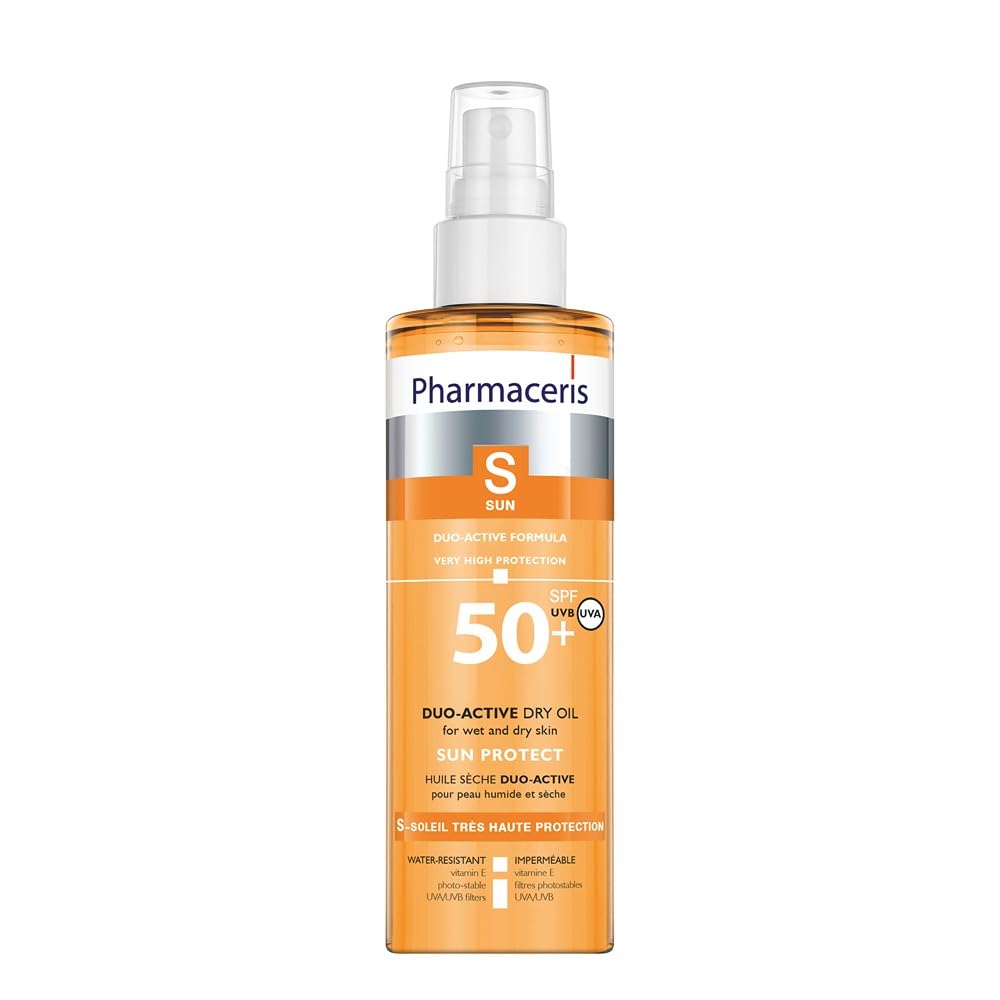 Protective Dry Oil SPF 50, 200 Ml – Vitamin E UVA/UVB Filters Water-Resistant, Lightweight, Hypoallergenic For Normal, Delicate & Sensitive Skin