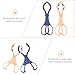 QUMIIRITY Non-Slip Baby Bottle Tongs Heat Resistant Feeding Bottle Clamp for Infant Milk Bottles Multi-Function Tool for Home Cleaning and Travel 9.44X3.54X0.47In