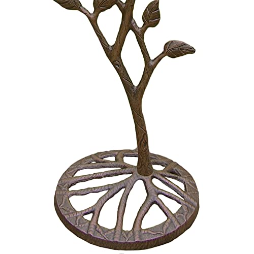 Image of Oakland Living Meadow Bird Bath, Antique Bronze