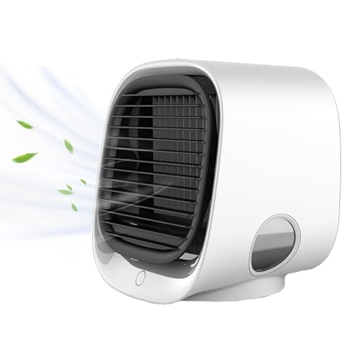 Aira Breeze Air Cooler, Portable Fan Humidifier & Scent Dispenser, Airabreeze Portable Air Conditioner,USB Operated, Instant Cooling with Water Mist, 4 Speed Settings (White)