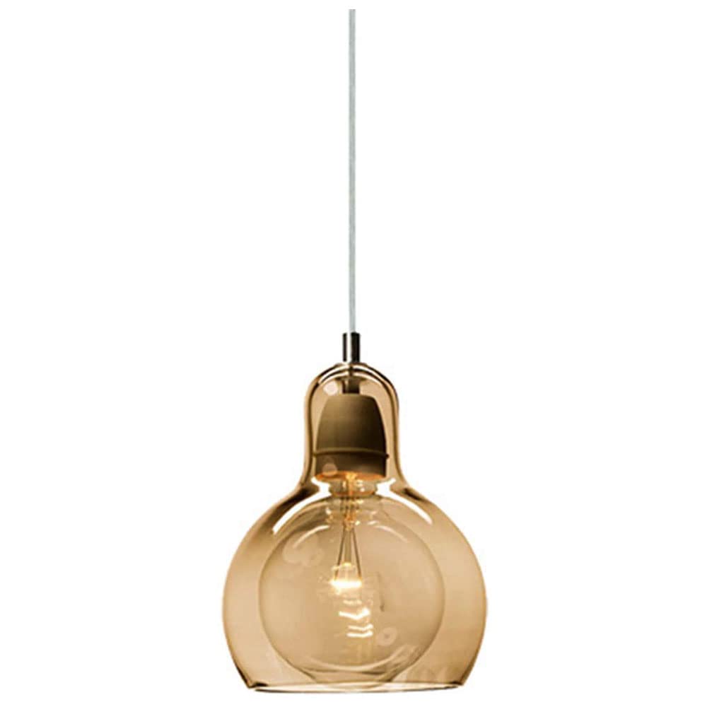 Lámpara de techo de vidrio nórdico con una luz para iluminación de interior creativo 7