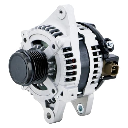 Image of BDELI Alternator New Fit for 1.8L L4 2009-2011 Toyota Corolla Matrix, 2009-2010 Pontiac Vibe, Base CE LE S, 6-Groove Clutch Pulley, 100 Amp 12V: 11385N, 12897, 270600T040, AL3370X, High Output
