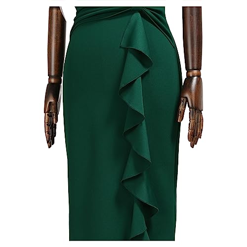 image for AISIZE Women's 50s Vintage Ruffle Peplum Cocktail Pencil Knee Dress Me
