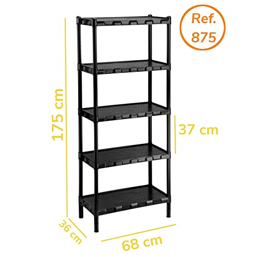 Estante Modular Agraplast Preto