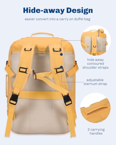 Image of Hynes Eagle 38L Flight Approved Weekender Carry on Backpack