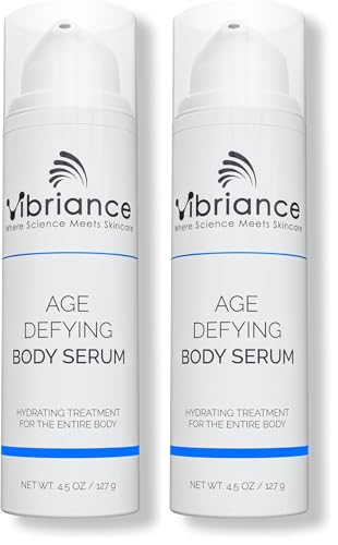 Image of Vibriance Age Defying Body Serum, 4.5 fl oz - Anti Aging and Ultra Hydrating - Infused with Hyaluronic Acid - Fast-Absorbing Crepey Skin Corrector for Wrinkles, Dryness (Pack of 2)