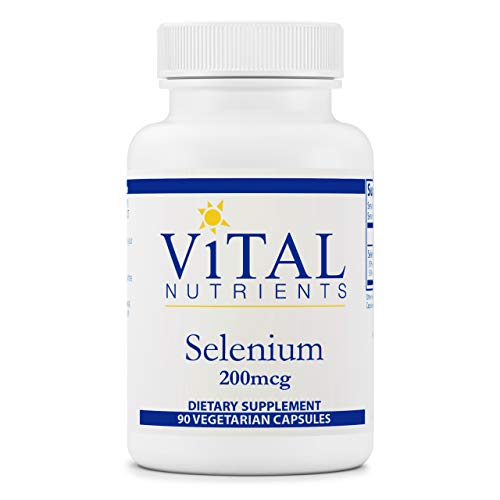 Vital Nutrients - Selenium - Powerful Antioxidant Support - 90 Vegetarian Capsules Per Bottle - 200 Mcg #TOP19
