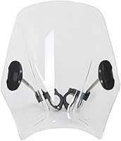 Vista 5 de Parabrisas de motocicleta universal compatible con DUCATI Monster 797 796 696 1000 EVO SCRAMBLER ICON URBAN ENDURO CLASSIC SIXTY2 (color: humo claro)