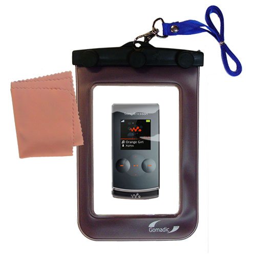 Gomadic Underwater case for The Sony Ericsson W980 - Weather and Waterproof case Safely Protects Against The Elements