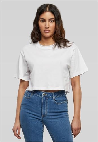 Build your Brand Camiseta de Mujer, Blanco, L