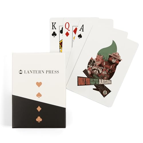 Lantern Press Naipes Poker Smokey Bear y Criaturas