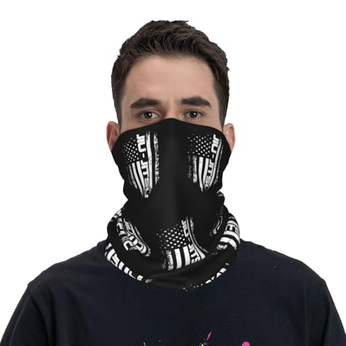 Jiu Jitsu USA Flag Neck Gaiters Face Masks Scarves Sun Protection Balaclavas Headbands Unisex 5