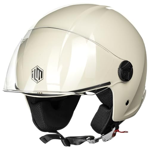 ILM Motorradhelm Retro Herren Damen Jethelm ECE2206 Modell WT506