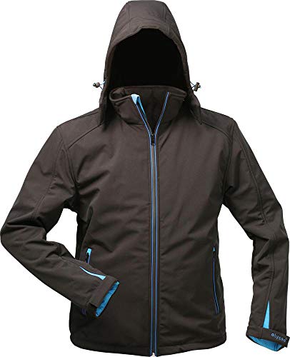 elysee 19950–2 x L Größe 2 X Große Softshell winter-jacket – Schwarz