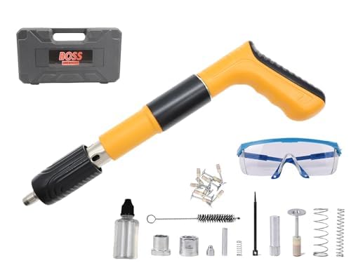 BOSS LIFE STYLE Nail Wall Fastening Tool/NAIL GUN Machine with 10 Nails + 30 Extra Nails.