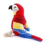 Format pratique et facile à manipuler: Avec ses dimensions de 12 × 33 cm, cette peluche est facile à saisir, transporter et secouer, convenant parfaitement aux jeux en solo ou aux moments d’interaction avec votre animal