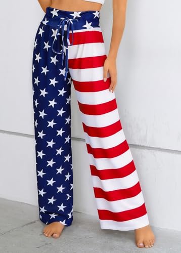 Image of Women Pajama Pants Comfy Lounge Wide Leg Casual Stretch Palazzo Drawstring Pj Bottoms Pants S-3XL