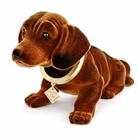 Rakso Oskar Schneider GmbH & Co. KG Original Rackso 100a Wackeldackel Wackelkopfhund Dackel Hund 29 cm Figur Made in Germany