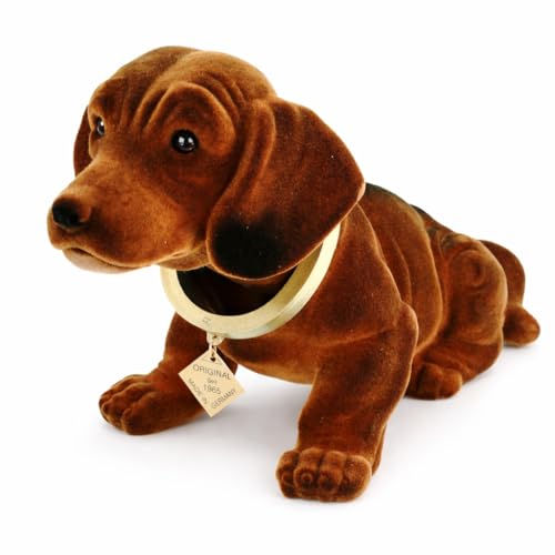 Rakso Oskar Schneider GmbH & Co. KG Original Rackso 100a Wackeldackel Wackelkopfhund Dackel Hund 29 cm Figur Made in Germany