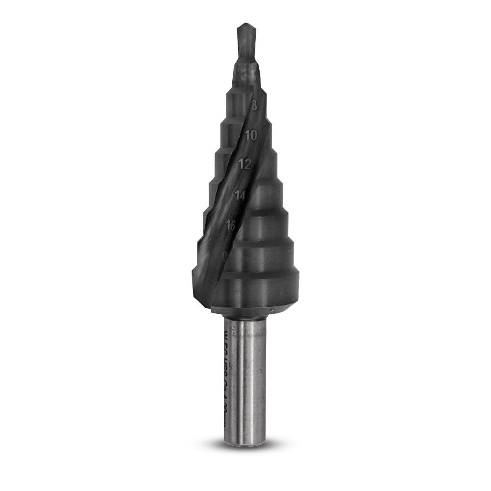 Makita P-69973 HSS-Co TiN - Broca en espiral (9 escalones, 4-20 mm de diámetro)