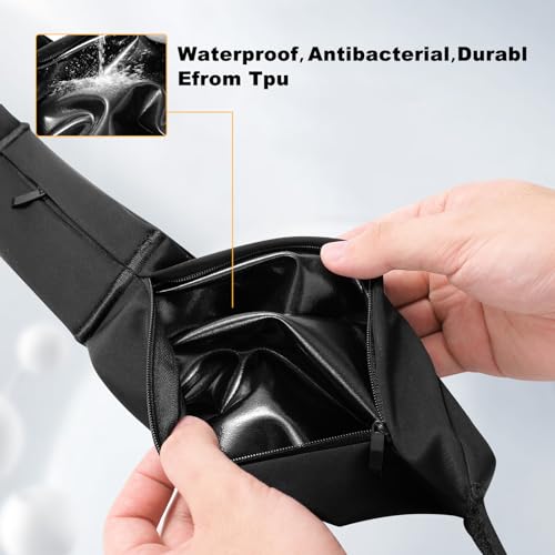 ultimate running belt for women and men water proof running belts fanny pack with water bottle slim running bag belts with phone holder bottle holder adjustable fit for runner medium
