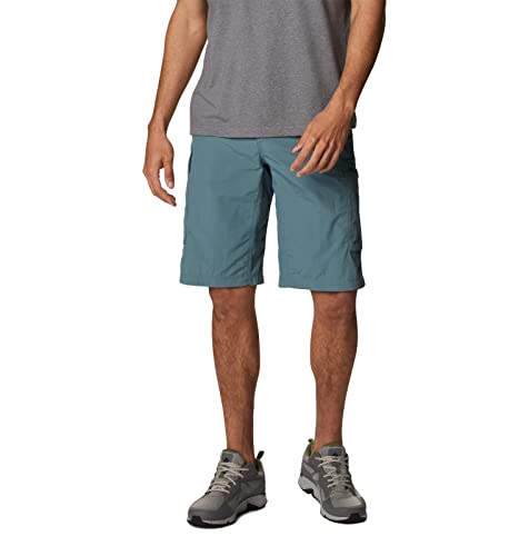 Image of Columbia Men's Regular Fit Shorts (AM4723 Cypress Heather Camo Print 40)