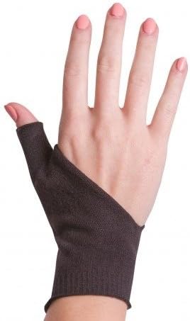 BraceAbility Undersleeve for Plastic Thumb Splint | Soft Protective Hand Sock to Wear Under Thumb & Wrist Braces