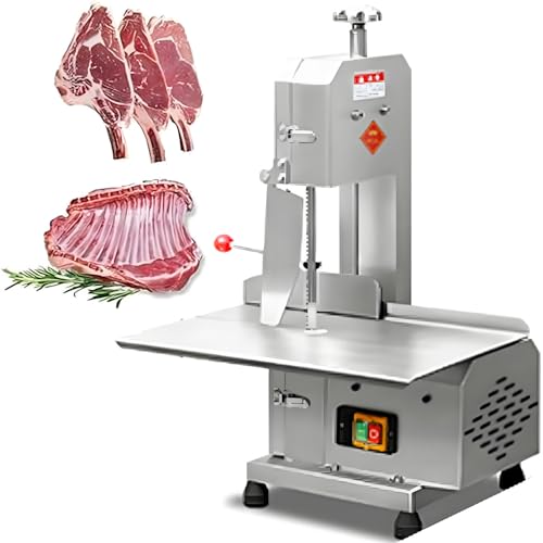 Máquina eléctrica de sierra de cinta de carne de corte de huesos de 750 W para carniceros 0-13 cm