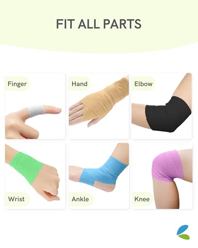 Image of FriCARE Self Adhesive Bandage Wrap, Medical Tape in First Aid Kit